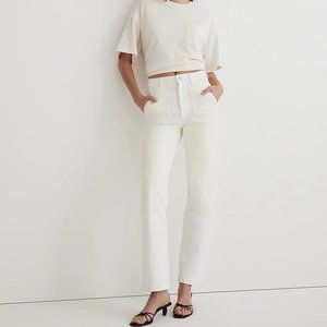 Madewell The '90s Straight Jean: Two Tone Workwear Edition Carpenter Size 33